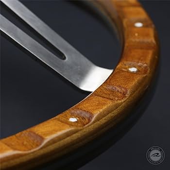 デポレーシング　ウッドステアリング 楽天市場】デポレーシング ステアリング ハンドル 37.5Φ ウッド